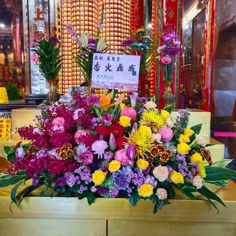 神明祝壽桌花D