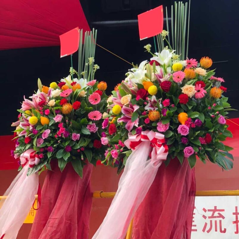 神明祝壽花籃D