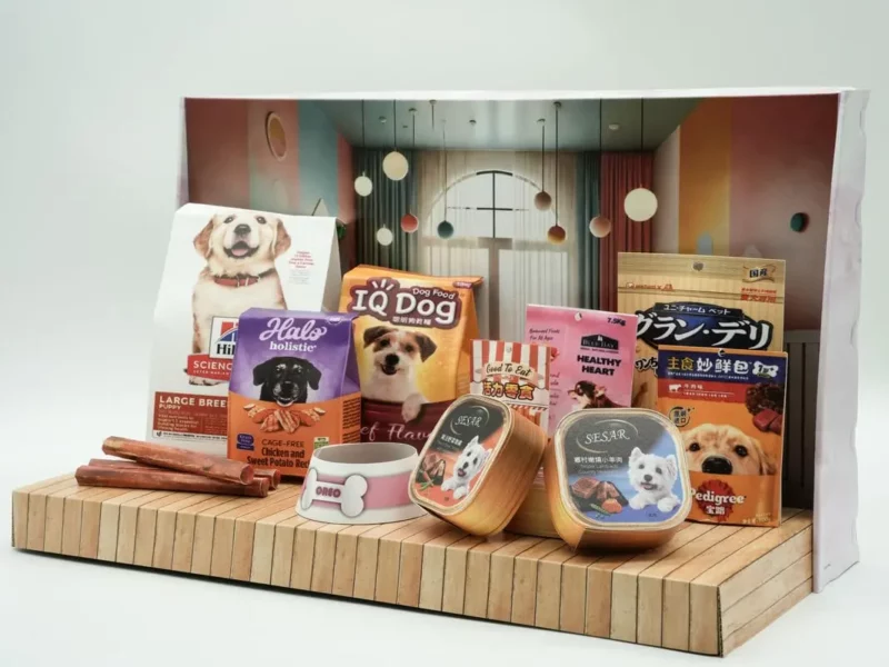 紙紮狗狗飼料禮盒 3