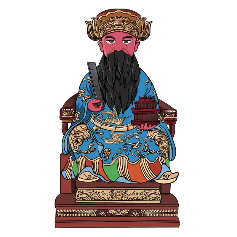 魯班仙師 去背