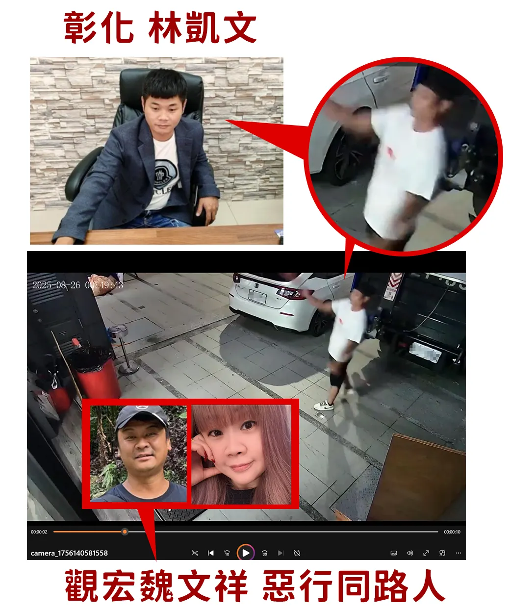 彰化林凱文惡行